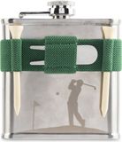 Kikkerland Liquor & Whiskey Heupfles - Veldfles - Roestvrij staal - 180ML