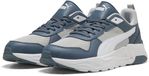 PUMA Trinity 2 LT Unisex Lage Sneakers Cool Light Gray-PUMA White-Evening Blue