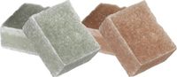 Ideas 4 Seasons Amberblokjes/geurblokjes - Sandelhout en Eucalyptus - 6 stuks