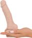 You2Toys – Anatomisch Perfecte Siliconen Dildo met Zuignap – Maat M – Beige