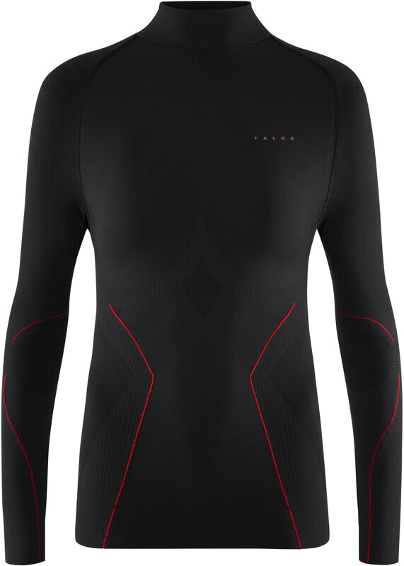 Falke Falke Maximum Warm Longsleeve Turtle Shirt Dames, zwart L 2023 Ski- & Thermische ondergoed tops