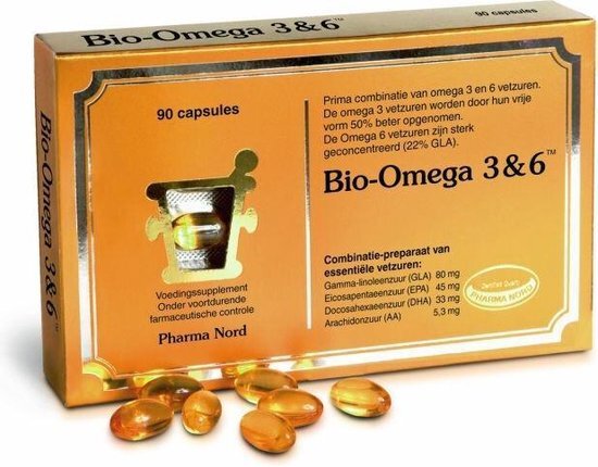 Pharma Nord Bio-Omega 3&6 Capsules 90st