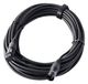 Pronomic XFXM-10 microfoonkabel (10 m lengte, XLR female 3-pins -> XLR male 3-pins, plug gesoldeerd, zuur- en oliebestendig, spantangverlichting) zwart