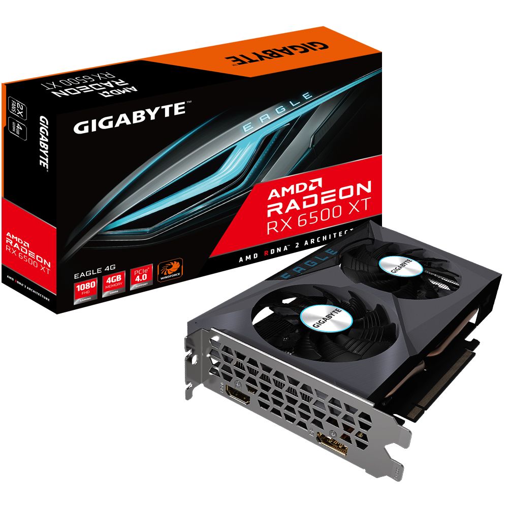 Gigabyte Radeon RX 6500 XT EAGLE 4G - 4GB GDDR6