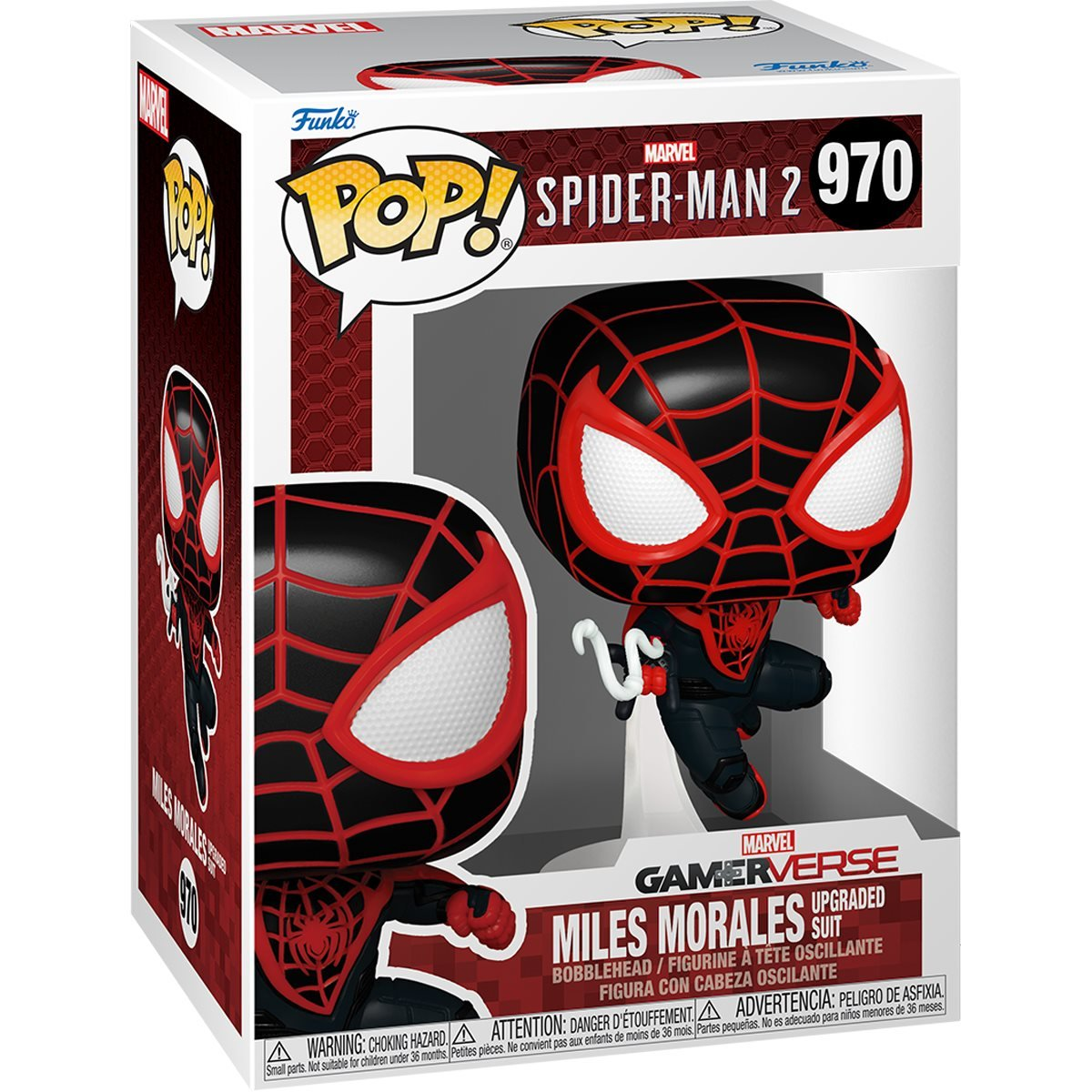 Funko Pop! - Spider-Man 2 Miles Morales (Upgraded Suit) #970