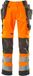 Mascot Safe Supreme pantalon avec poches à clous 15531-860 - orange fluo/gris anthracite foncé - C60