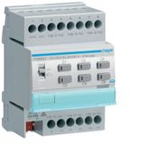 Hager TYM646T Aandrijving voor jaloezie/rolluik 6 kanalen DIN-rail montage