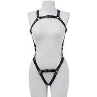 Elif Domanic Margot Bodysuit Kinky Kleding Leren Lingerie Maat S