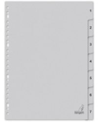 Kangaro ECO Cardboard Index A4 with 7 Tabs (23-Hole)