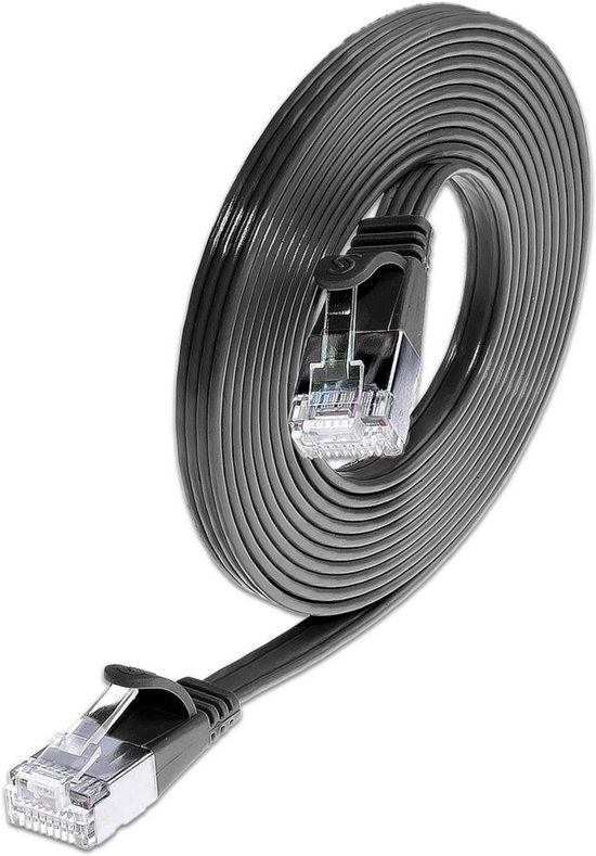 SLIM Patchcords SLIM Patchcords Slim STP netwerkkabel Zwart 25 m Cat6 U/FTP (STP)