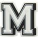 Crocs Jibbitz - Letter M - Accessoire de chaussure - Noir