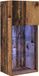 Meuble TV mural en bois de oudh 40,5 x 30 x 90 cm Bois traité