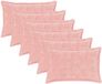 vidaXL - Kussensloop - 6 stuks - Roze - 40 x 60 cm