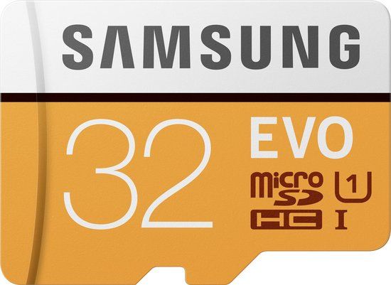 Samsung EVO Micro SD kaart 32GB - incl. SD adapter