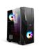 Spirit of Gamer Rogue 5 Behuizing Mid-Tower ATX, gehard glas, 3 ARGB-ventilatoren, GPU 310 mm, zwart