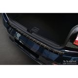 Zwart Cupra Born Zwart RVS Achterbumperprotector passend voor Cupra Born 2021- 'Ribs'