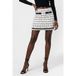 Karl Lagerfeld Jupe Boucle Noir Blanc