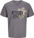Jack & Jones Jaxon T-shirt Homme - Taille S - Coton - Gris