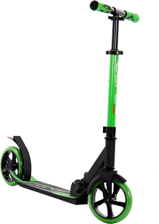 Sajan Step Kinderstep - Aluminium - Grote Wielen - Groen