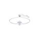 Swarovski Magic armband, Engel, Blauw, Rodium toplaag
