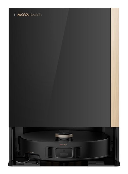 MOVA MOBIUS 60 Robotstofzuiger met Dweilfunctie - 30.000Pa Zuigkracht - Zelflegende Stofzuiger Robot - Automatisch Basisstation - Geschikt voor Harde Vloeren en Tapijt - Zwart