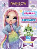 Koloruj! Rainbow High Koloruj! Rozwiązuj! 50 naklejek świecących w ciemności.