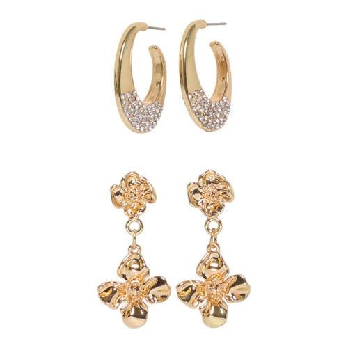 ONLY oorbellen ONLELLA - goudkleurig (set van 2)