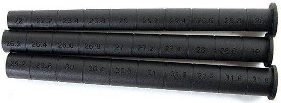 Cyclo Tools Sizing Gauge Seat Post - Zwart - Unisex