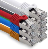 Freiwerk CAT.7 netwerkkabel LAN Ethernet patchkabel S-FTP LSZH PIMF 10GB s RJ45 connector Cat6a