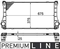 MAHLE Ladeluftkühler CI462000P