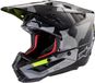 Alpinestars S-M5 Rover 2 Helm Ece 22.06 Gris Foncé Jaune Fluo Brillant Taille 2XL