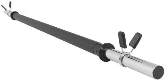 Gorilla Sports Aerobic Halterstang Met Verchroomd Schijfopnamedeel 130 cm