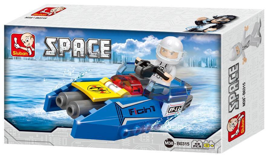 Sluban Building Blocks Space Serie Space Jet