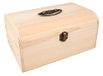 Rayher Houten koffer met antiek beslag en handvat, 24,5 x 16,5 x 11,5 cm, FSC-gecertificeerd hout, naturel
