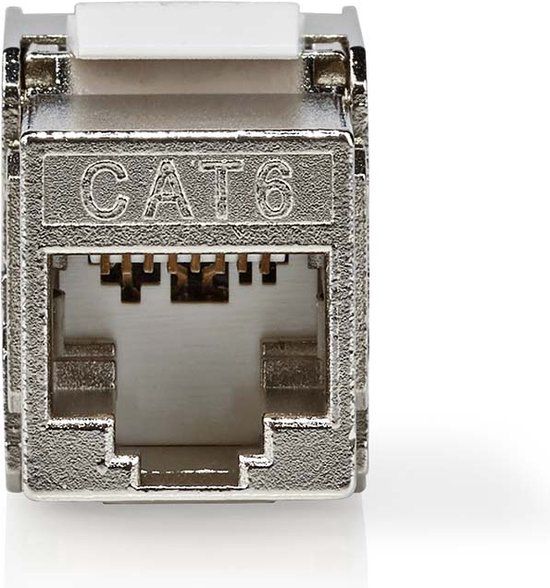 Nedis Keystone CAT6 RJ45 Female S/FTP Metal - CCGB89720ME