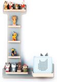 BOARTI Houten letter L kinderplankje Toniebox figuren wandplank Tonies muziekdoosje