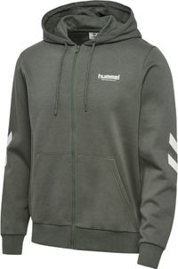hummel hmlLEGACY 2.0 ZIP HOODIE Mannen S CASTOR GRAY Katoen
