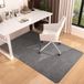 Elodame B.V. Tapis de chaise de bureau pour sols durs - Tapis antidérapant - 90x120 cm - Dessous autocollant - Gris
