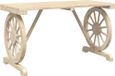 Syfax Tuintafel 115x55x65 cm massief vurenhout