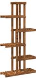 vidaXL Plantenstandaard Naturel 68 x 23,5 x 140 cm Massief Acacia Hout