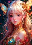 Bluebird Puzzle Legpuzzel Butterfly Girl - 300 pièces
