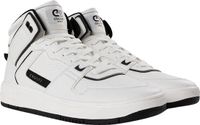 Cruyff Indoor Basket Sneakers Heren Wit - Zwart Leer Maat 44