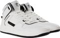 Cruyff Indoor Basket Sneakers Heren Wit - Zwart Leer Maat 44