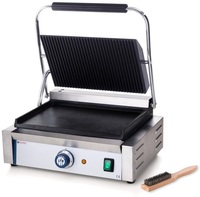 Hendi Contactgrill (geribd/glad) panini