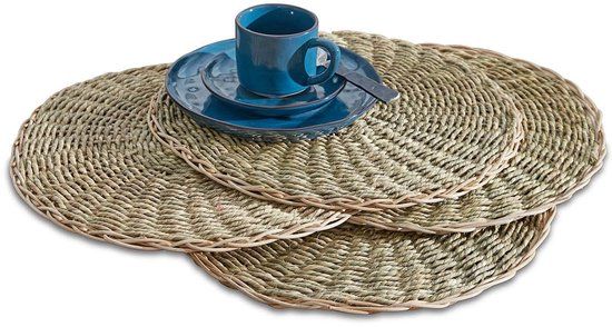 LOBERON Placemat set van 4 Staines bruin