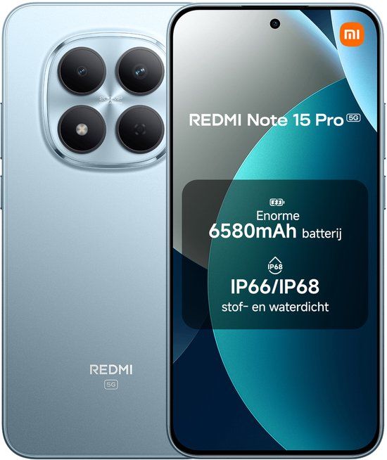 Xiaomi Redmi Note 15 Pro 5G 8GB+512GB Blauw