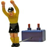 TIPP-KICK Toni the Goalkeeper I Originele Voetballer Figuren Tafelvoetbal Games I Geel Jersey