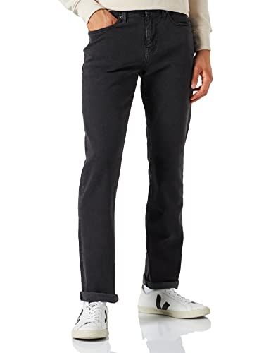 Amazon Essentials Men's Athletic-Fit Jean, Washed Black, 28W / 32L