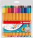 STABILO Point 88 Fineliner 0,4 mm Etui Met 40 Verschillende Kleuren