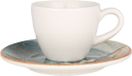 Bonna Futura - Tasse à expresso & soucoupe - 80 cc - Porcelaine - set de 6